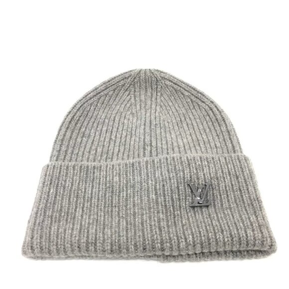 LOUIS VUITTON MP3248 Bonnet LV Ahead 1.1 hat Knit hat knit gray - Picture 1 of 7